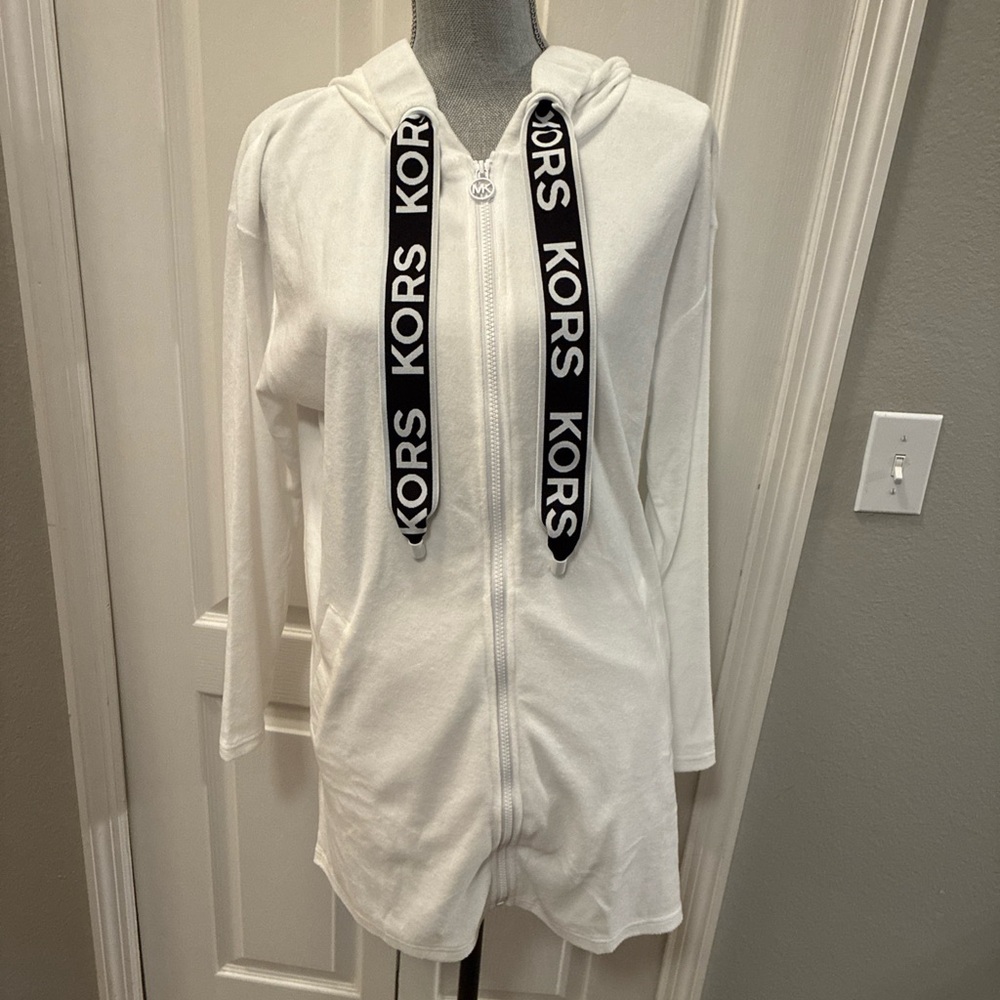 Michael kors ladies Terry swim suit cover size medium - Picture 2 of 7